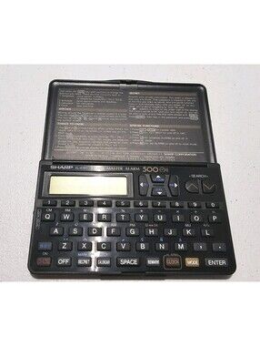 Vintage Sharp EL-6190 Memo Master Alarm 500 Electronic Organizer Untested